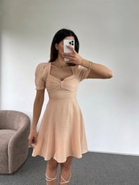 Cacia Pudra Astarlı Karpuz Kol Elbise GausELBİSEGU00885