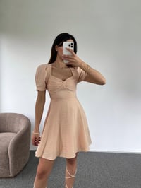 Cacia Pudra Astarlı Karpuz Kol Elbise GausELBİSEGU00885