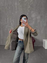 Vena Haki Astarlı Vatkalı Blazer CeketGausCEKETGU100544