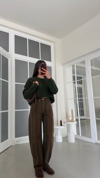 Kiremit ZR Model Şeritli Jean GAUS-02374GAUSDENİM PANTOLONGAUS-02374