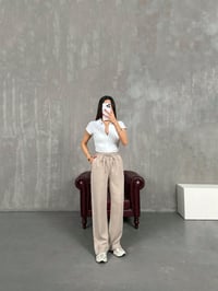 Taş Beli Lastikli MD Muadil Tensel Pantolon Gaus00190GausPANTOLONGU1001442