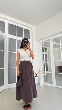 Kahve MD Muadil Tencel Etek GAUS-01847GAUSETEKGAUS-01847