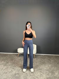 Hully Mavi Yumoş Triko Pantolon GausPANTOLONGU004351