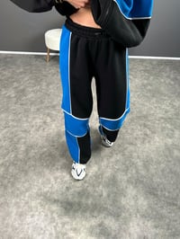 Carter Mavi Blok Renkli Fermuarlı Sweatshirt İkili Takım GausTAKIMGU004113