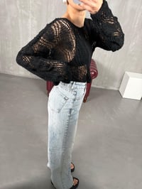 Mavi Yırtık Detaylı Yıkamalı Jean Gaus00086GausDENİM PANTOLONGU1001201