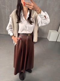 Bonju Kahve Şardonlu Deri EtekGausETEKGU00904222