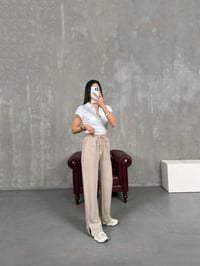 Taş Beli Lastikli MD Muadil Tensel Pantolon Gaus00190GausPANTOLONGU1001442