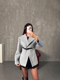 Antony Gri MD Model Belden Kemer Detaylı Astarlı CeketGausCEKETGU00904295