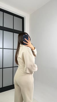 Taş Balıkçı Yaka Kazak Beli Lastikli Pantolon Premium Takım GAUS-00898GAUSTAKIMGAUS-00898