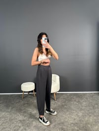 Tanya Füme Yazlık Modal Kumaş Harem PantolonGausPANTOLONGU004585