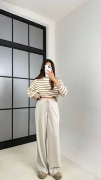 Taş Kuşaklı Cepli Modal Kumaş Pantolon GAUS-00539GAUSPANTOLONGAUS-00539