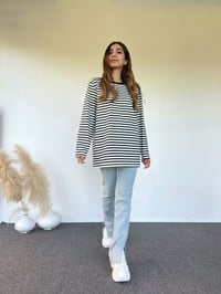 Çizgili Basic SweatshirtGausSWEATSHIRTGU00518