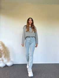 Çizgili Basic SweatshirtGausSWEATSHIRTGU00518