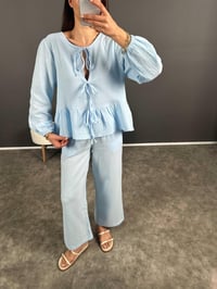 Meg Mavi Pinterest Müslin TakımGausTAKIMGU007954