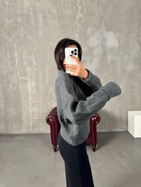 Doloris Gri Düğmeli HırkaGausHIRKAGU00904058