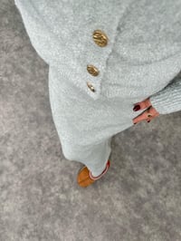 Lilya Gri Triko Hırka Etek TakımGausTAKIMGU00903539