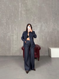 Vesa Lacivert Wide Leg JeanGausDENİM PANTOLONGU100624