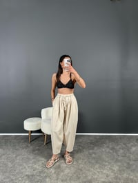 PRY Gabardin Şalvar Kemer Detaylı Pantolon GausPANTOLONGU008027