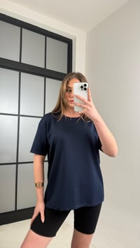 Lacivert Basic Kısa Kol Modal Tshirt GAUS-01059GAUSTshirtGAUS-01059