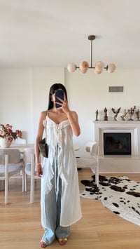 Beyaz Fırfır Detaylı Tasarım Kimono GAUS-01619GAUSالبلوزات GAUS-01619