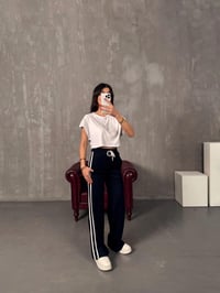 Faus Siyah Şeritli Modal Eşofman AltıGausEŞOFMANGU00904228