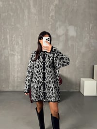 Wud Siyah Leopar Desenli HırkaGausHIRKAGU00904111