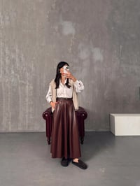 Bonju Kahve Şardonlu Deri EtekGausETEKGU00904222