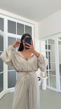 Taş Kapüşonlu Hırka Beli Lastikli Pantolon İkili Takım GAUS-01901GAUSTAKIMGAUS-01901