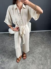 Krem Müslin Kemerli Tulum GausTULUMGU007272