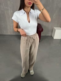 Taş Beli Lastikli MD Muadil Tensel Pantolon Gaus00190GausPANTOLONGU1001442