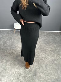 Vood Siyah Triko Etekli TakımGausTAKIMGU004076