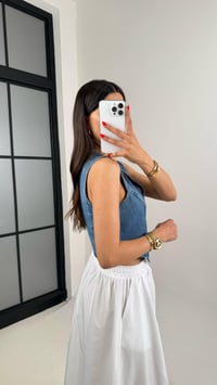 Koyu Mavi Denim Muadil Yelek Gaus00487GausYELEKGU1002142