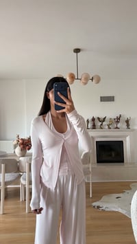 Pembe ZR Model Atlet Detaylı Hırka Pantolon İkli Takım GAUS-02100GAUSTAKIMGAUS-02100