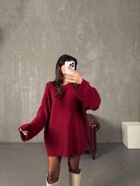 Elite Bordo Yumuşak Triko Salaş KazakGausKAZAKGU00904346