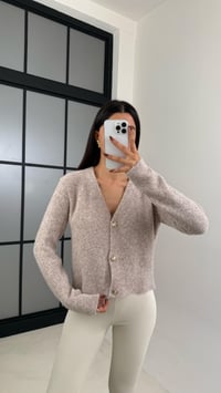 Bej Düğmeli Triko Hırka GAUS-00224GAUSHIRKAGAUS-00224