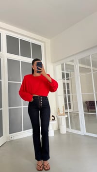 Lacivert Düğme Detaylı Likralı Tasarım Jean GAUS-02148GAUSDenim PantsGAUS-02148