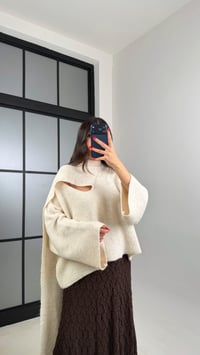 Ekru Atkılı Muadil Triko Kazak GAUS-00937GAUSKAZAKGAUS-00937