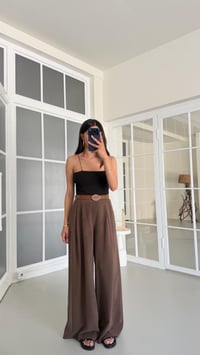 Kahve Kemerli Premium Pantolon GAUS-01667GAUSPantsGAUS-01667
