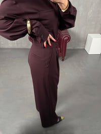Simev Bordo Gömlek Pantolon İkili TakımGausTAKIMGU100597