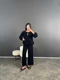 Meg Siyah Pinterest Müslin TakımGausTAKIMGU007956