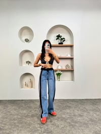 Premium RCH Beli Lastikli Şeritli Kot PantolonGausDENİM PANTOLONGU00903400