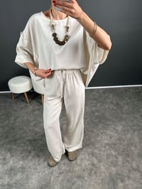 Hilda Taş Bohem Keten İkili Takım GausTAKIMGU007200