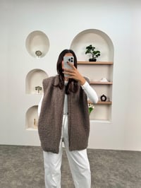 Viven Kahve Kemerli Yumoş YelekGausYELEKGU00903549