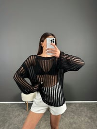 CH Siyah Ajurlu Triko GausTRİKOGU007305