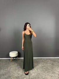 Merio Haki Askılı İspanyol ElbiseGausELBİSEGU008458