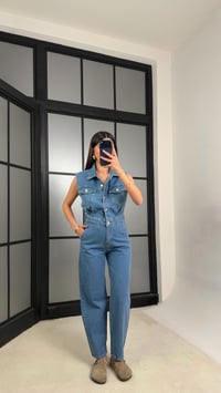 Mavi ZR Muadil Premium Denim Tulum GAUS-01280GAUSTULUMGAUS-01280
