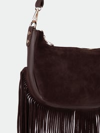 303 PÜSKÜLLÜ ÇANTA KAHVEBAG COLLECTIONGaus ÇantaCNT-118