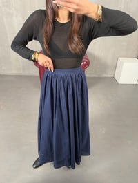 Jolena Lacivert Astarlı Vual Kumaş EtekGausETEKGU100355
