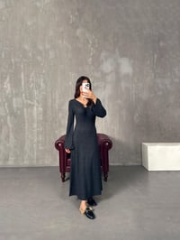 Kris Antrasit Halka Detaylı ElbiseGausELBİSEGU00904240
