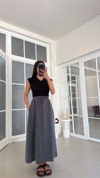 Gri MD Muadil Tencel Etek GAUS-01847GAUSETEKGAUS-01847